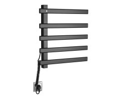 Sapho Elcor Elektrický Sušák Ručníků 480x520x50 Mm, 63 W, černá Mat