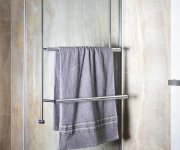 Sapho Závěsný Držák Ručníků Na Sprchovou Zástěnu 600x730x125mm, Chrom