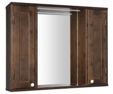 Sapho Ambra Galerka S Led Osvětlením 100x65x17cm, Mořený Smrk