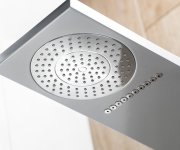 Aqualine Tusa Sprchový Panel 200x1400mm, Stříbrná