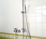 Sapho Vanity Sprchový Sloup K Napojení Na Baterii, Hlavová, Ruční Sprcha, Chrom