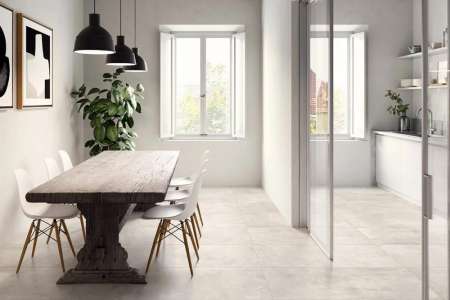 Minimalistická béžová dlažba nejen do kuchyně EdimaxAstor Shade Ivory 60x120 Rett. 