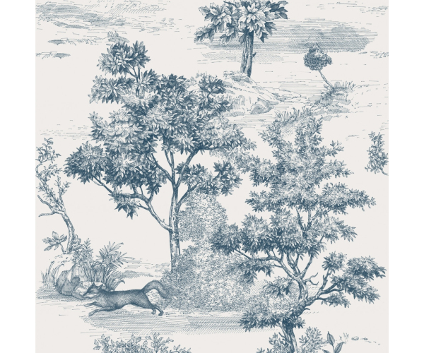 Květinový obklad Mirage Papier Maison Blue 60x120 Spazzolato Rett.