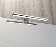 Aqualine Serapa Led Svítidlo 5w, 230v, 300x40x100mm, Ip44, Plast, Chrom