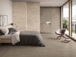Šedá velkoformátová dlažba Ergon Tr3nd Taupe Concrete