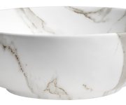 Sapho Rondane Keramické Umyvadlo Na Desku ø 41cm, Bianco Carrara
