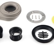 Polysan Flexia Vaničkový Sifon, Průměr 90mm, Dn40, Krytka černá