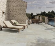 Dlažba jako beton APE Antico Casale Ecru Anti-slip 120x120  Rett. - béžová