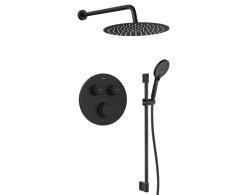 Sapho Smart Select Podomítkový Sprchový Set S Termostatickou Baterií, 2 Výstupy, Posu