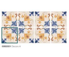 Elios Terre Etrusche Decor A 20,3x20,3