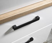 Aqualine Vega Sestava Koupelnového Nábytku, š. 125 Cm, Bílá/dub Platin