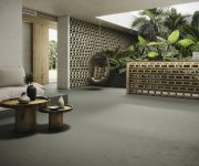 Dlažba jako beton APE A Piedi Dark Green 100X100 - zelená