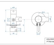 Ptr, Bidetová Podomítková Baterie S Držákem Sprchy, Chrom PTR01800