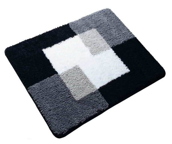 Ridder Coins Předložka 55x50cm S Protiskluzem, Polyester, šedá