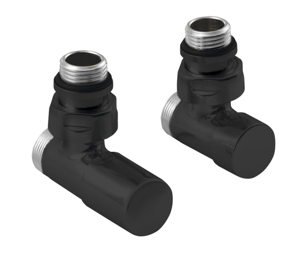 Sapho Compact Black Připojovací Sada Ruční Rohová, černá Mat