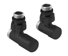 Sapho Compact Black Připojovací Sada Ruční Rohová, černá Mat