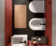 Gsi Kube X Bidet Závěsný 36x50cm, Bílá Extraglaze