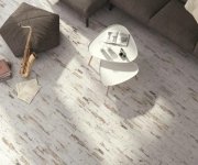 Dlažba jako dřevo Deceram PAM Legno Bianco Wood 15x90 Rett. - bílá (skladem)