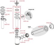 Sifon Umyvadlový Pr.40 Mm, S Přípojkou A Nerezovou Mřížkou Pr.63 Mm ALC-A41P