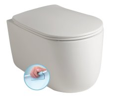 Kerasan Nolita Závěsná Wc Mísa, Rimless, 35x55cm, Bílá