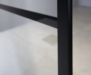 Gelco Cure Black Sprchová Zástěna 800mm, čiré Sklo