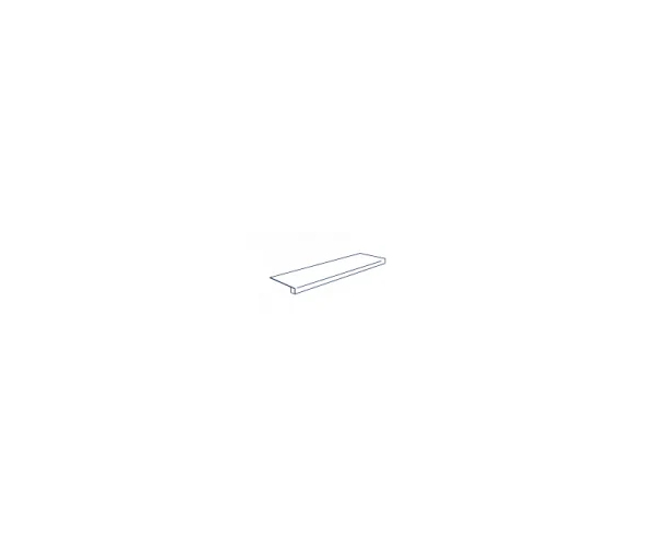 Schodovka jako kámen Caesar SLAB2 Cloud Scalino Sagomato 33x120 Rett. (schodovka) - bílá