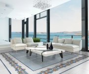Dlažba Bestile Pamesa Amalfi Azurro 22,5x22,5 - modrá (skladem)