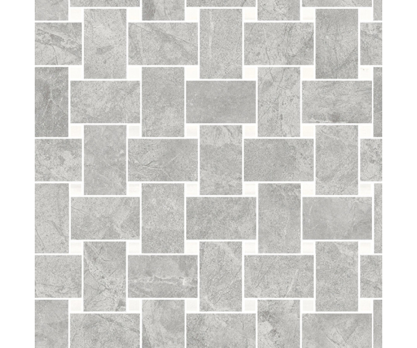 Dlažba jako kámen Sant Agostino Themar Rete Grigio Savoia 30x30 Kry - šedá