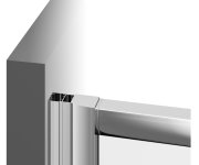 Sprchový kout Blix BLRV2 - BLRV2 80x80, satin+grape 1LV40U00ZG