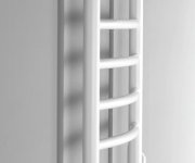 Aqualine Supe Elektrický Sušák Ručníků, 360x800mm, 107w, Bílý