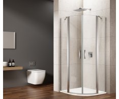 Gelco Loro čtvrtkruhová Sprchová Zástěna 900x900mm, čiré Sklo