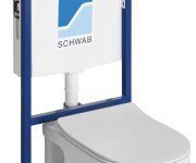 Sapho Brilla Závěsné Wc Rimless Bílá S Podomítkovou Nádržkou A Tlačítkem Schwab, Bílá