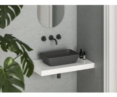 Umyvadlo Uni Slim 50 R - Umyvadlo Uni Slim R 50, bez otvoru pro baterii, bez přepadu, ant