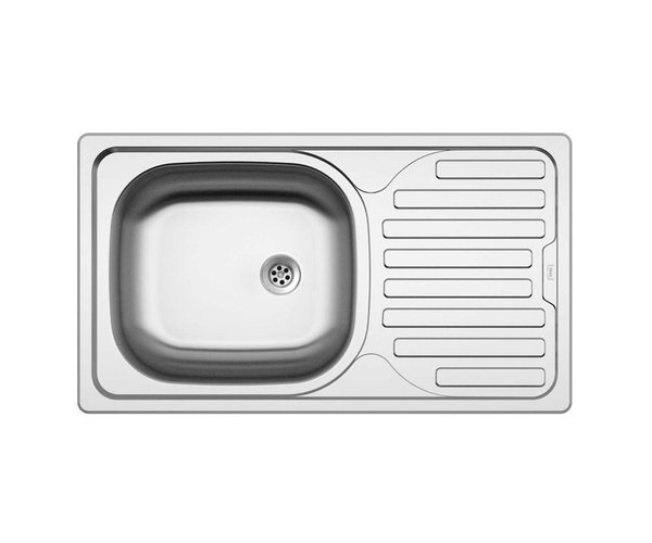 Dřez Classic 760 Matný Povrch, Tloušťka 0,5 Mm, Včetně Sifonu (spns3s) A 3 1/2" Sít