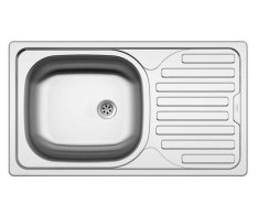 Dřez Classic 760 Matný Povrch, Tloušťka 0,5 Mm, Včetně Sifonu (spns3s) A 3 1/2" Sít