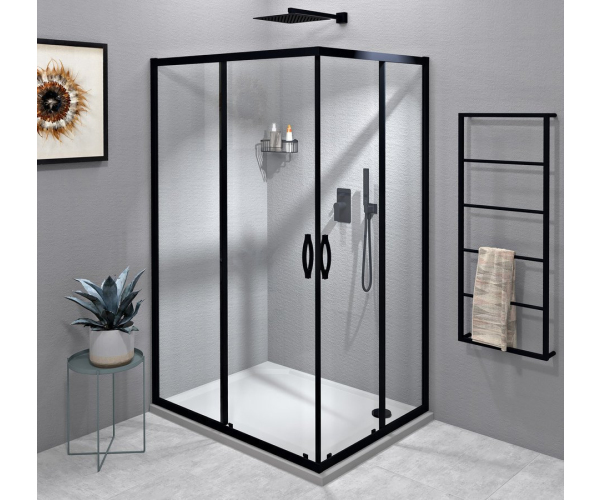 Gelco Sigma Simply Black Obdélníkový Sprchový Kout 1100x1000 Mm, L/p Varianta, Rohový