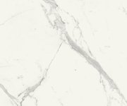 Dlažba jako mramor Marca Corona Scultorea Statuario Vena Argento 120x120 Luc. Rett. - bílá