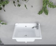 Aqualine Závěsná Výlevka 58x38cm, Plast Bílá