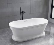 Aqualine Antik Volně Stojící Retro Vana, 160x79cm, Bílá