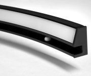 Sapho Moon Led Svítidlo 8,8w, 230v, 573x12x22mm, R400mm, černá Mat
