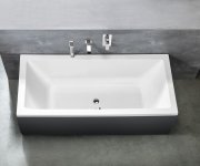 Aqualine Nisa Obdélníková Vana 180x80x42cm, Bílá