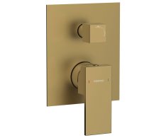 Sapho Cubemix Podomítková Sprchová Baterie, 2 Výstupy, Zlato Mat