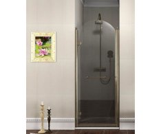Gelco Antique Sprchové Dveře Otočné, 800mm, Levé, čiré Sklo, Bronz