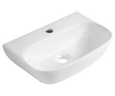 Aqualine Flanny Keramické Umyvadlo 46x31cm, Bílá