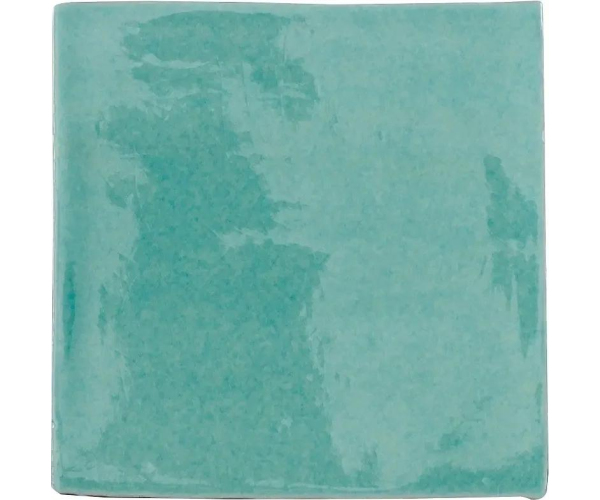 Retro obklad Cevica Provenza (Craquelé) Verde Oceano 13x13 - tyrkysová