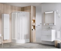 Sprchový box Supernova ASBKP6 - ASBKP6 90x90, bílá+pearl (4 díly)