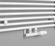 Aqualine Direct Otopné Těleso Se Středovým Připojením, 600x1680mm, 1013 W, Bílá