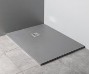 Gelco Mitia Sprchová Vanička Z Litého Mramoru, Obdélník 120x70cm, šedá