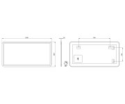 Sapho Nyx Zrcadlo S Led Osvětlením 120x60cm