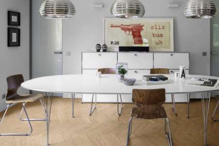 Dlažba Marazzi Vero Natural 11x54cm Chevron se hodí nejen do kuchyně